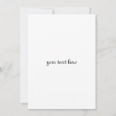 Invitation Levez l'invitation de Ye Dead (Dos)