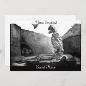 Invitation Levez l'invitation de Ye Dead (Devant / Derrière)