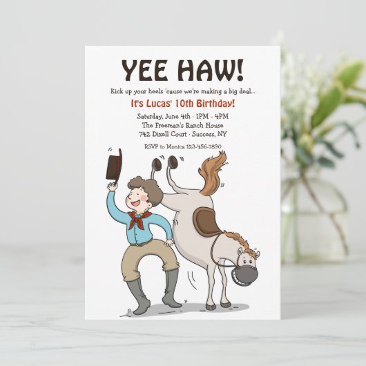 Invitation Levez Vos Talons (Debout devant)