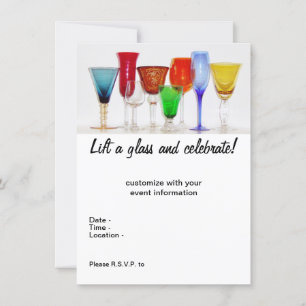 Invitation "Levez votre verre"