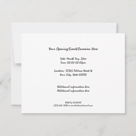 Invitation Lèvres Arc-en-ciel (Dos)