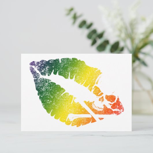 Invitation lèvres empoisonnées (Debout devant)