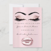Invitation Lèvres roses Douces 16e anniversaire de mariage pr (Devant)