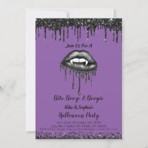 Lèvres scintillantes violettes de vampire pour soi