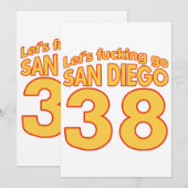 Invitation LFG San Diego (Devant / Derrière)