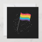 Invitation LGBT Gay Pride Equality Flag Gift (Devant)