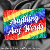 Invitation LGBT LGBTQ Texte personnalisé Tout usage