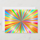 Invitation LGBTQ 50 et Fabulous Rainbow Birthday Gay Lesbian (Dos)