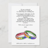 Invitation đ đŠ LGBTQ EntrelacĂ© dans la FiertĂ© (Dos)