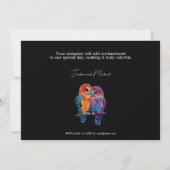 Invitation 🌈 LGBTQ horizontal mariage de l'unité éternelle (Dos)