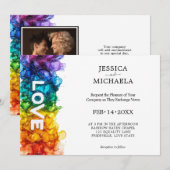 Invitation đ LGBTQ Peint Avec Amour (Devant / DerriĂšre)