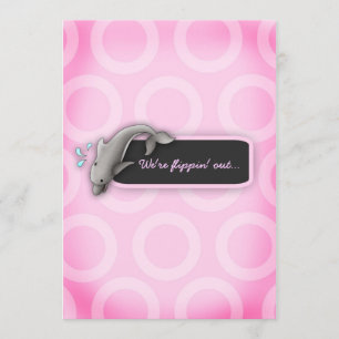 Invitation LGC Flippin' Out Girl Baby shower