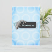 Invitation LGC| Flippin' Out Twins Baby shower (Debout devant)