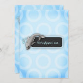 Invitation LGC| Flippin' Out Twins Baby shower (Devant / Derrière)