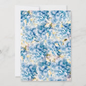 Invitation L'heure de l'invitation au Baby shower de thé (Dos)