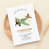 Invitation L'heure de vol Avion Anniversaire