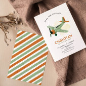 Invitation L'heure de vol Avion Anniversaire