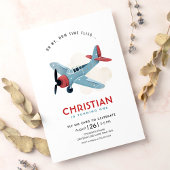 Invitation L'heure de vol Avion Anniversaire