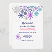 Invitation L'hiver (Devant / Derrière)