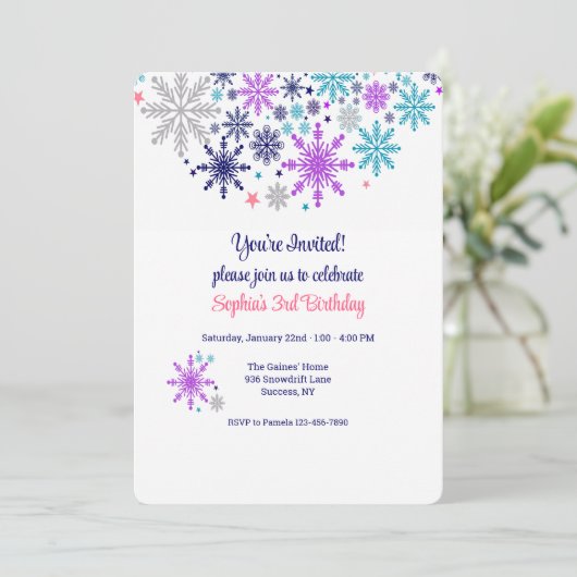 Invitation L'hiver (Debout devant)