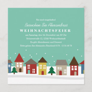 Invitation L'Hiver-Einweihungsparty de Kleine Häuser einladen
