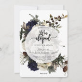 Invitation l'hiver rustique a noué le noeud que nous avons fu (Devant)