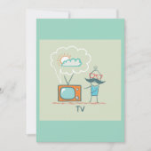 Invitation L'Homme Et Sa Télévision (Devant)