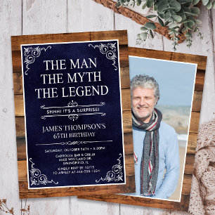 Invitation L'Homme La Légende La Surprise De 65 Ans