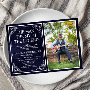 Invitation L'Homme La Légende La Surprise de 70 ans