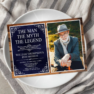 Invitation L'Homme La Légende La Surprise de 85 ans