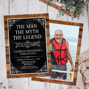 Invitation L'Homme La Légende Le Mythe 70e Anniversaire