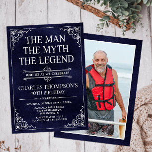 Invitation L'Homme La Légende Le Mythe 70e Anniversaire