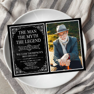 Invitation L'Homme La Légende Le Mythe 80e Anniversaire