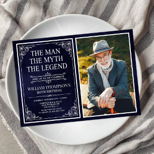 Invitation L'Homme La Légende Le Mythe 80e Anniversaire