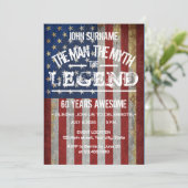 Invitation L'Homme Le Mythe La Légende 4 juillet (Debout devant)