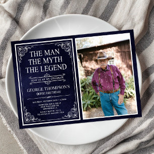 Invitation L'Homme Le Mythe La Légende 90e Anniversaire