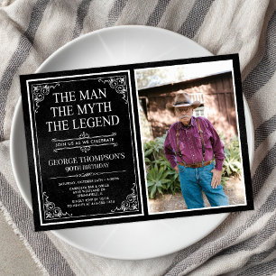 Invitation L'Homme Le Mythe La Légende 90e Anniversaire