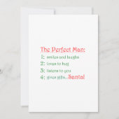 Invitation L'homme parfait (Devant)