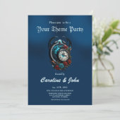 Invitation L'horloge dans la masse de l'infini. (Debout devant)