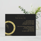 Invitation L'horloge heurte la partie de minuit d'Ève de (Debout devant)