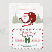 Invitation L'humeur douce de père Noël (Devant / Derrière)