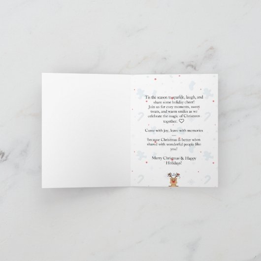 Invitation L'humeur douce de père Noël (Intérieur)