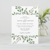 Invitation Liage minimal | MARIAGE (Debout devant)