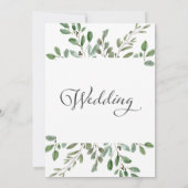 Invitation Liage minimal | MARIAGE (Dos)