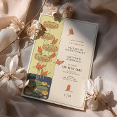 Invitation Libellule Mariage Art Nouveau Belle Epoque