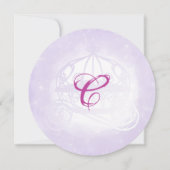 Invitation libellules pourpres Quinceañera (Dos)