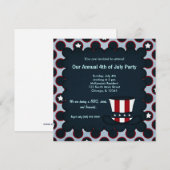 Invitation Liberté 4 juillet (Devant / Derrière)