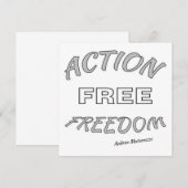 Invitation Liberté d'action (Devant / Derrière)