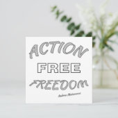 Invitation Liberté d'action (Debout devant)