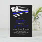 Invitation LIBERTÉ Police Parti de retraite militaire (Debout devant)